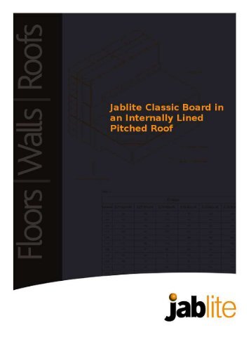 Roof insulation - Jablite