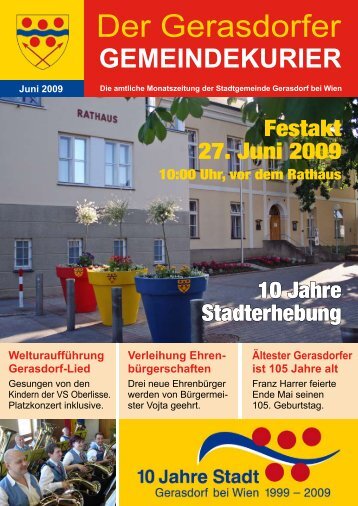 Gemeindekurier Juni 2009 - Gerasdorf