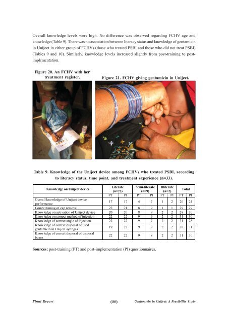 Design-Stage Trial of Gentamicin in the Uniject Device