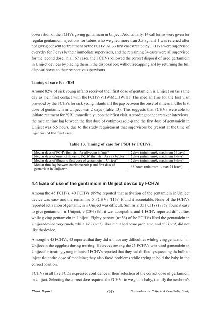 Design-Stage Trial of Gentamicin in the Uniject Device