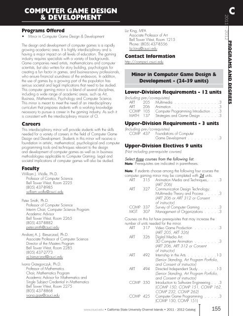 Download printable catalog - CSU Channel Islands