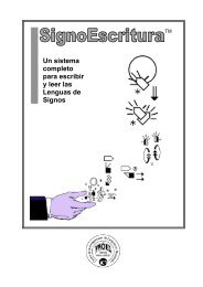 SignoEscritura Lecciones en EspaÃ±ol y Lengua de ... - SignWriting