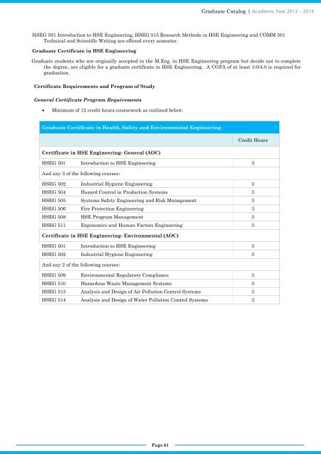 GRADUATE CATALOG - The Petroleum Institute