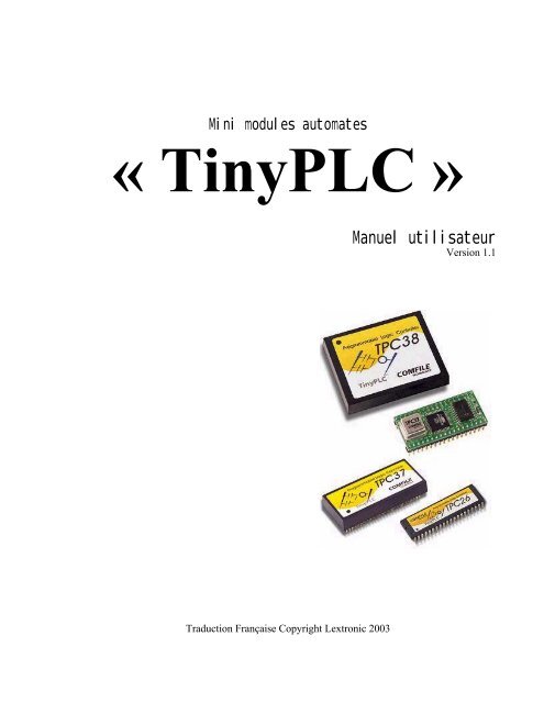 Manuel "TinyPLC" - Lextronic