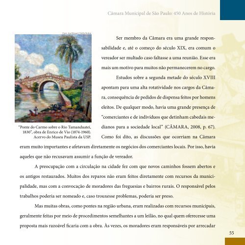 cÃ¢mara municipal de sÃ£o paulo: 450 anos de histÃ³ria - Governo do ...