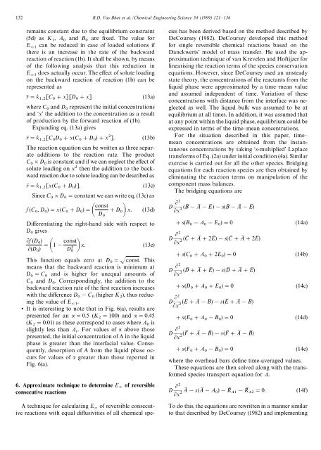 Mass transfer with complex chemical reaction in gas—liquid ... - ITM