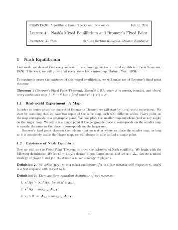 Notes 4.pdf - Algorithmic Game Theory and Economics