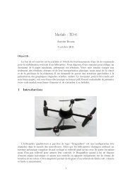 Matlab : TD 6 - La Recherche - ENAC