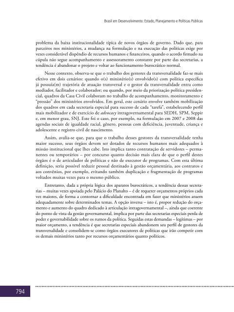 Brasil em Desenvolvimento: Estado, Planejamento e PolÃ­ticas - Ipea