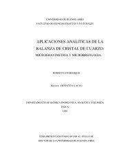 aplicaciones analiticas de la microbalanza de cristal de cuarzo ...