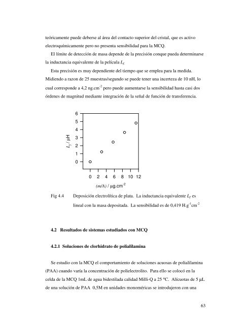 aplicaciones analiticas de la microbalanza de cristal de cuarzo ...