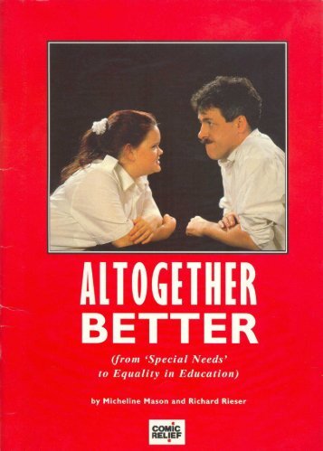 Altogether Better - Richard Rieser - Disability Equality