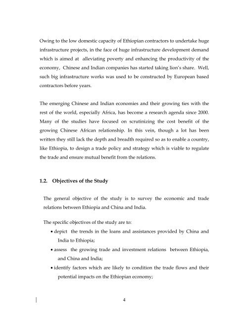 China and India and Ethiopia final report - FES Ethiopia