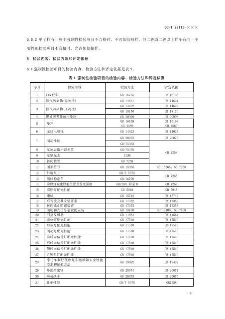 摩托车和轻便摩托车质量检验规程 - 全国汽车标准化技术委员会