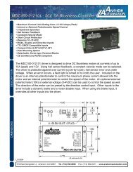 MDC100-012101 Spec Sheet.pdf - Anaheim Automation