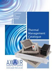 Thermal Management Catalogue - Approved Business