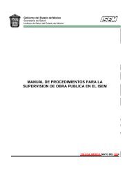 manual de procedimientos para la supervision de obra publica en el ...