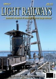 free sample copy of Light Railways (pdf download)