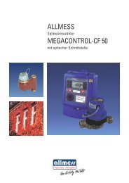 Splitwärmezähler-System Megacontrol-CF 50 - Allmess GmbH