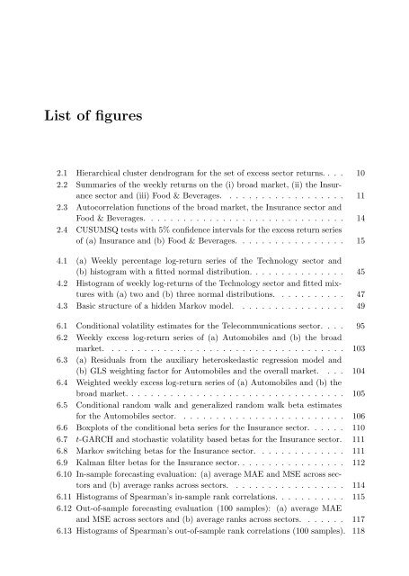 Applications of state space models in finance