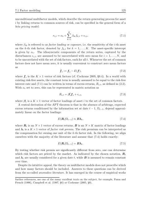 Applications of state space models in finance