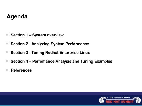 RHEL Kernel Performance Optimization, Characterization ... - Red Hat
