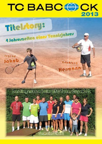 Ausgabe 2013 - Tennisclub Babcock