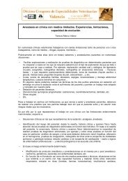 Anestesia en clÃ­nica con medios limitados. Experiencias ... - Avepa