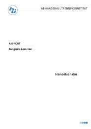 Handelsanalys KungsÃ¶r - KungsÃ¶rs kommun