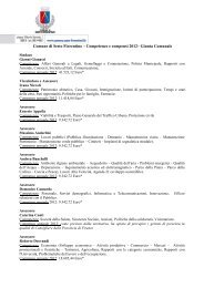 Competenze e compensi Giunta Sesto Fiorentino 2012 - Comune di ...