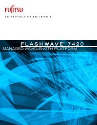FLASHWAVE® 7420 - JM Fiber Optics, Inc.