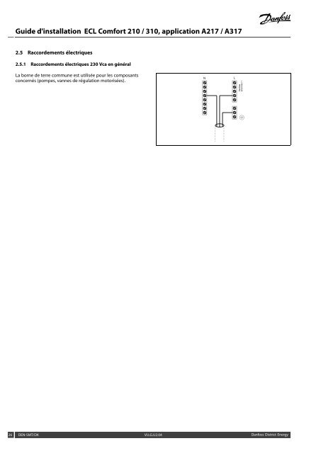 Guide d'installation ECL Comfort 210 / 310, application A217 / A317