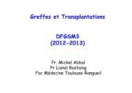 Greffes et Transplantations DFGSM3 (2012-2013) - FacultÃ©s de ...