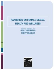 handbook on female sexual health and wellness - Association of ...