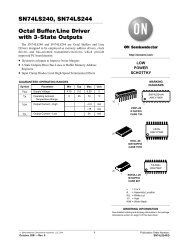 SN74LS240, SN74LS244 Octal Buffer/Line Driver with 3-State Outputs