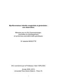 Myofibromatose infantile congÃ©nitale et gÃ©nÃ©ralisÃ©e - Centre ...