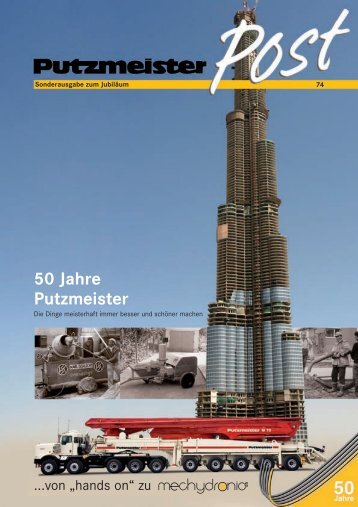 50 Jahre Putzmeister - Karl Schlecht