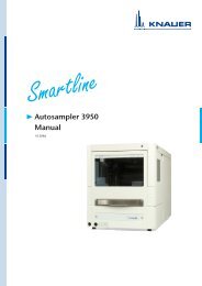 Autosampler 3950 Manual - KNAUER.NET - Homepage of KNAUER ...