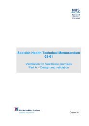 Scottish Health Technical Memorandum 03-01 Ventilation for