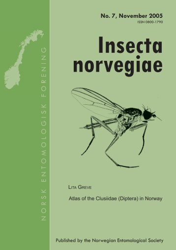 Insecta norvegiae - Norsk entomologisk forening
