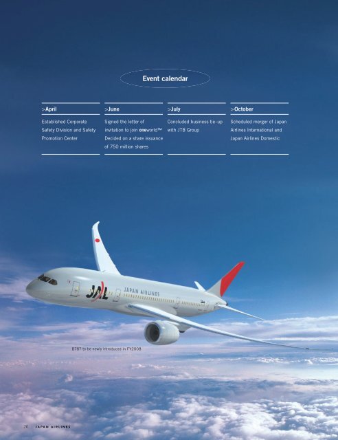 Annual Report 2006 - JAL | JAPAN AIRLINES