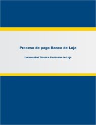 proceso de pago banco de loja - Universidad Técnica Particular de ...