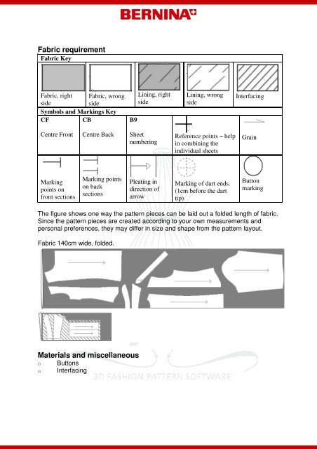 Tucked-Front Blouse - My Label 3D Fashion Pattern Software