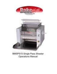 BakeMax BMPM007 Planetary Mixer 7 Qt. Capacity Countertop