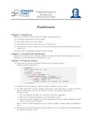 Python Funktionen