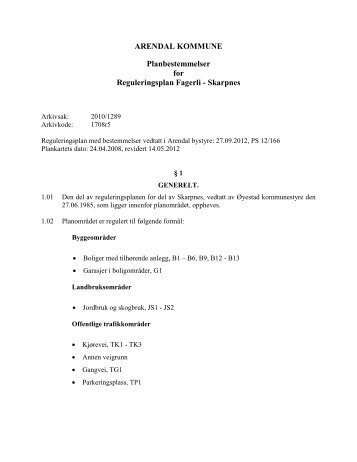 Skarpnes - Arendal kommune