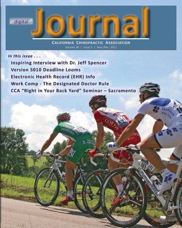 One-up "printable" edition - CCA Journal magazine