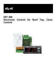 ERT 400 Electronic Control for Roof Top, Close Control - Klima-Therm