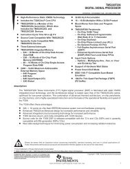 TMS320F206 Digital Signal Processor (Rev. A) - Futurlec