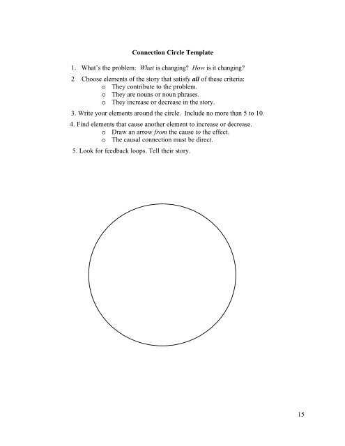 Keystone Species in an Ecosystem Using Connection Circles to Tell ...